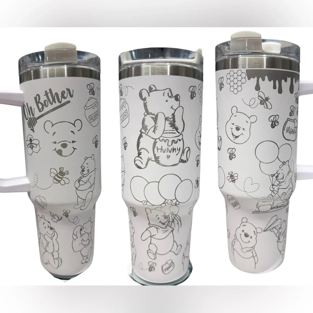 New 40oz laser engraved Winnie the Pooh Tumbler.